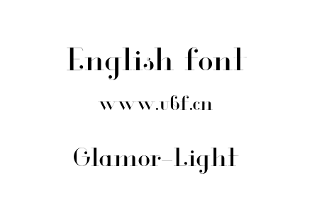 Glamor-Light.otf下载