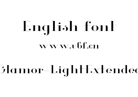 Glamor-LightExtended.otf下载