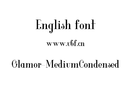 Glamor-MediumCondensed.otf下载