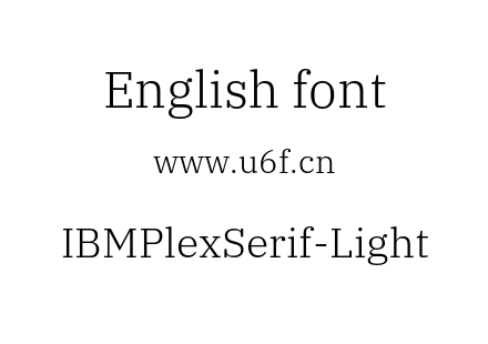 IBMPlexSerif-Light.otf下载