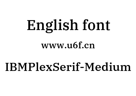 IBMPlexSerif-Medium.otf下载