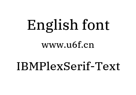 IBMPlexSerif-Text.otf下载