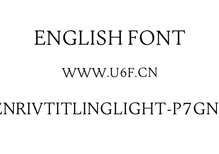 JenrivTitlingLight-P7gnv.otf下载
