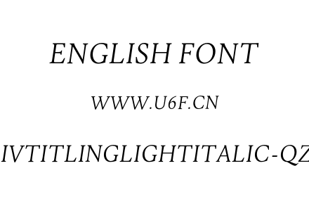 JenrivTitlingLightItalic-QZ21d.otf下载