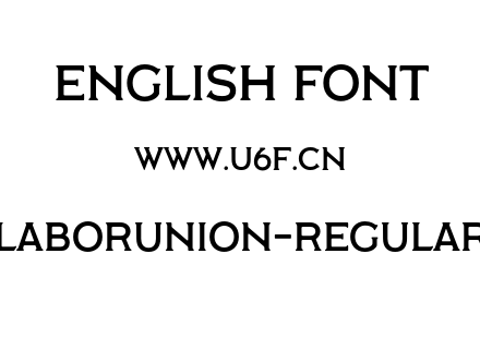 LaborUnion-Regular.otf下载