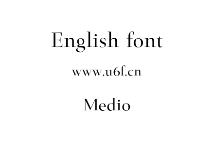 Medio.otf下载
