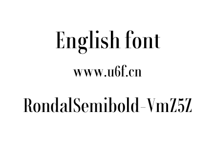 RondalSemibold-VmZ5Z.otf下载