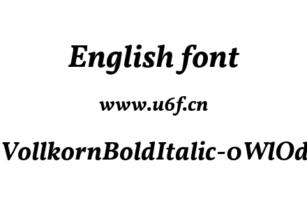VollkornBoldItalic-0WlOd.otf下载