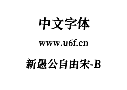 新愚公自由宋-B.ttf下载