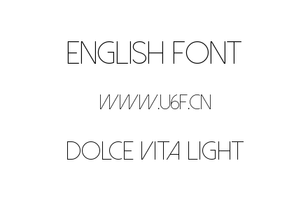 Dolce Vita Light.ttf下载