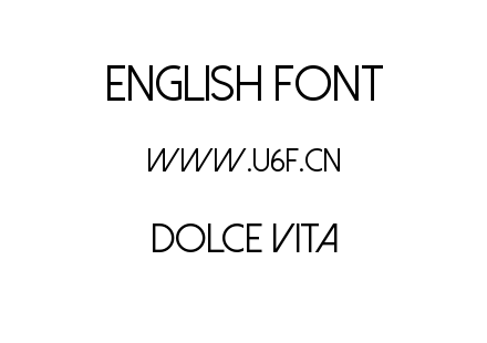 Dolce Vita.ttf下载