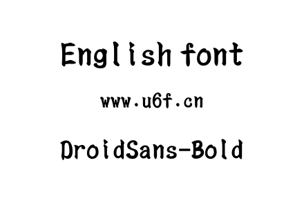 DroidSans-Bold.ttf下载