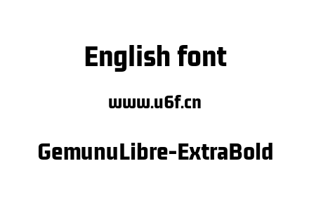 GemunuLibre-ExtraBold.ttf下载