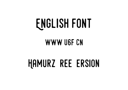字体-Hamurz Free Version.ttf下载
