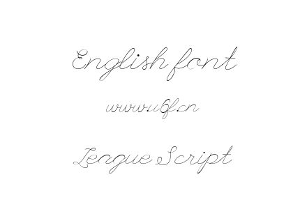 字体-League Script.ttf下载