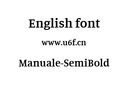 Manuale-SemiBold.ttf下载