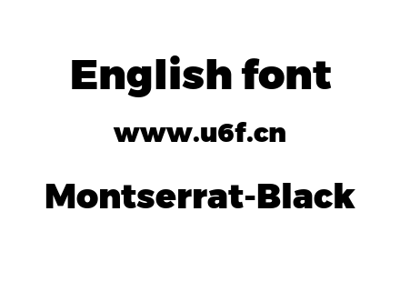 Montserrat-Black.ttf下载