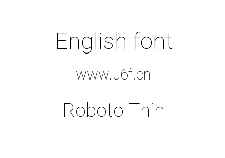 Roboto Thin.ttf下载
