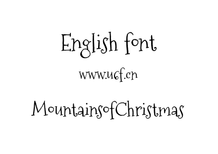 MountainsofChristmas.ttf