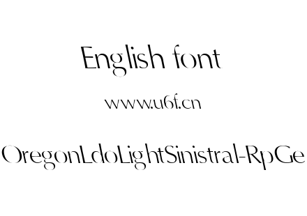 OregonLdoLightSinistral-RpGe.ttf