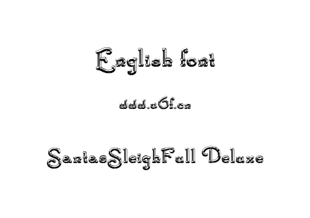 SantasSleighFull Deluxe.ttf