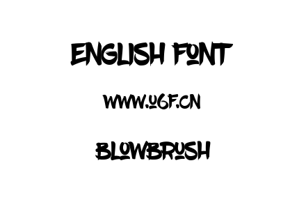 字体-blowbrush.ttf下载