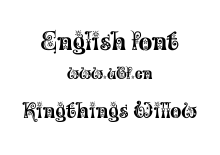 Kingthings Willow.ttf下载