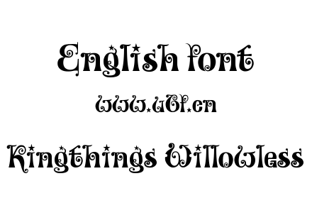 Kingthings Willowless.ttf下载