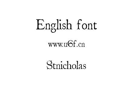 Stnicholas.ttf下载