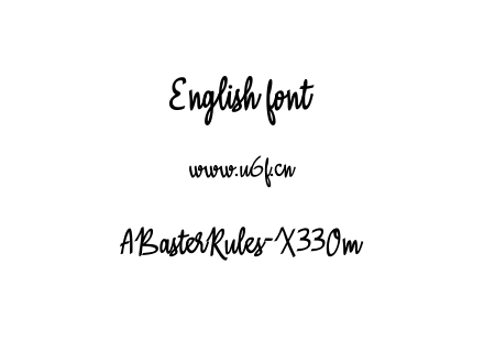 ABasterRules-X33Om.ttf下载