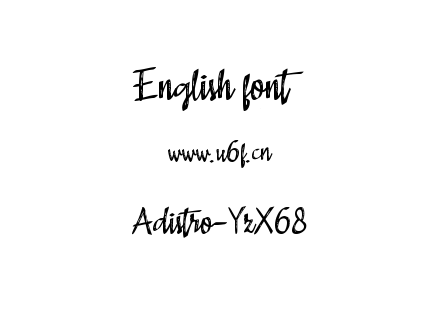 字体-Adistro-YzX68.ttf下载
