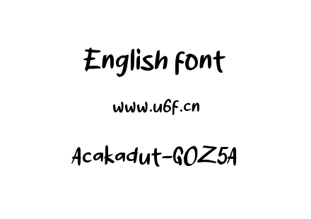 Acakadut-GOZ5A.ttf下载