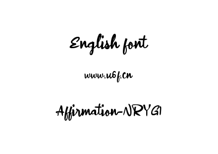 Affirmation-NRYG1.ttf下载