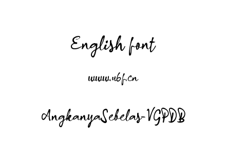 AngkanyaSebelas-VGPDB.ttf下载
