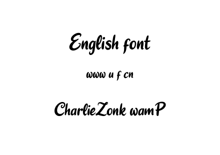 CharlieZonk-wamP.ttf下载