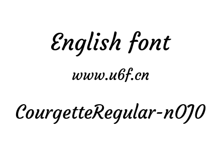 CourgetteRegular-nOJ0.ttf下载