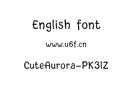 CuteAurora-PK3lZ.ttf下载