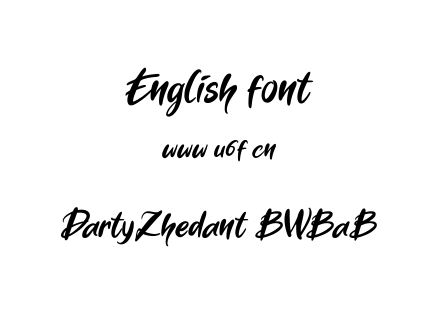 DartyZhedant-BWBaB.ttf下载