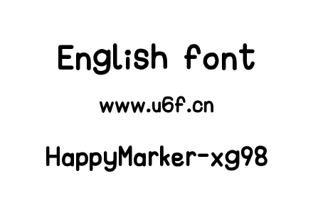 HappyMarker-xg98.ttf下载