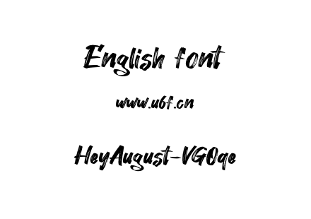 HeyAugust-VGOqe.ttf下载