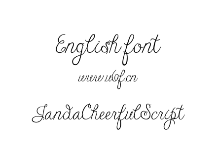 JandaCheerfulScript.ttf下载