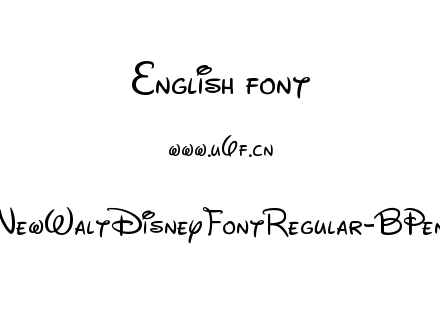 NewWaltDisneyFontRegular-BPen.ttf下载