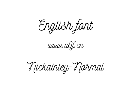 Nickainley-Normal.ttf下载