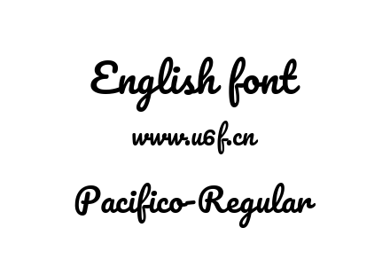 Pacifico-Regular.ttf下载