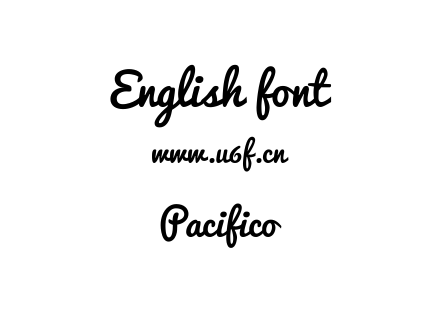 Pacifico.ttf下载