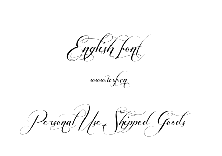 PersonalUse_ShippedGoods.ttf