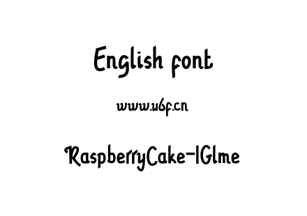 RaspberryCake-1Glme.ttf下载
