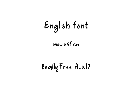 ReallyFree-ALwl7.ttf下载