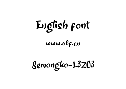 Semongko-L3ZO3.ttf下载