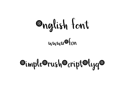 SimpleBrushScript-lyqZ.ttf下载